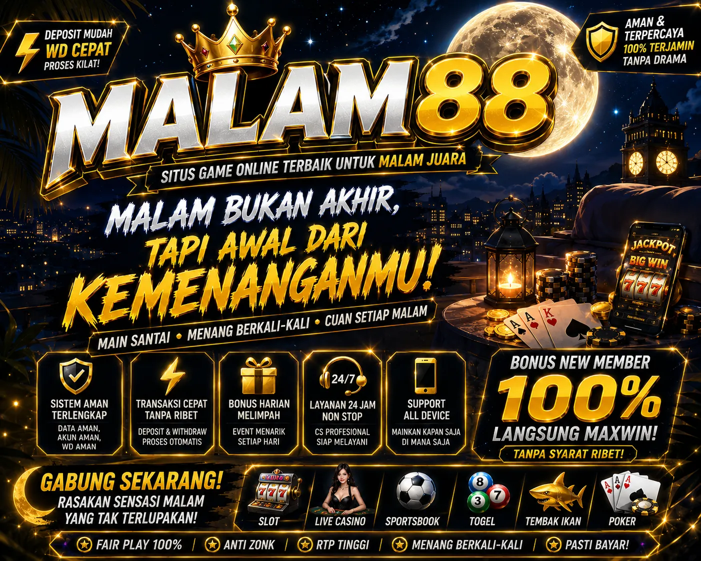 MALAM88 Banner